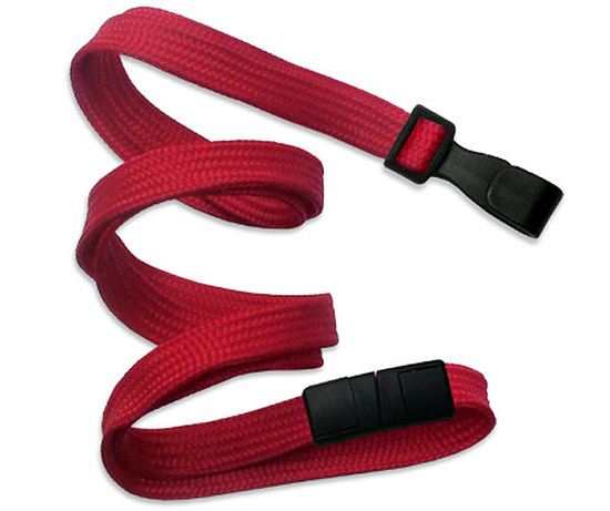 Tour de Cou rouge 10 mm - Crochet plastique Break-Away - Lot de 10 pièces - Ref. 2137-4747-1_0