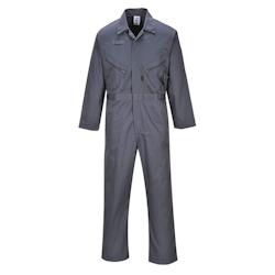 Portwest - Combinaison de travail à zip pour homme LIVERPOOL Gris Taille M - M gris 5036108099276_0