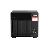 Serveur NAS QNAP TS-473A - Ryzen Embedded V1500B, 8 Go DDR4, 0 To - Technologie Qtier et ports 2,5GbE - Noir_0