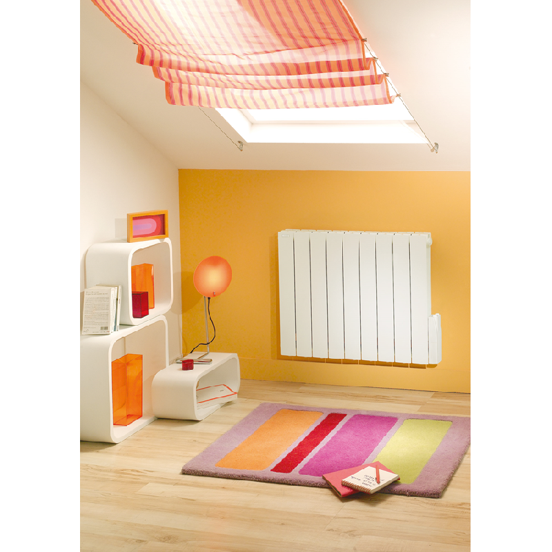 RADIATEUR FLUIDE CALOPORTEUR ATOLL BLANC AVEC RÉGULATION 1000 W ACOVA TAXB-100-063/CF