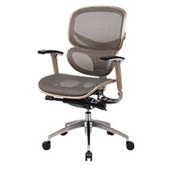 SIÈGE ERGONOMIQUE MÉCANISME SYNCHRONE TISSU RS PRO DAKAR CRÈME