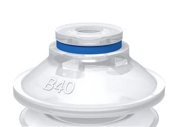 Ventouse pneumatique ronde B40 en silicone - Conforme FDA et EU - Manutention objets légers_0