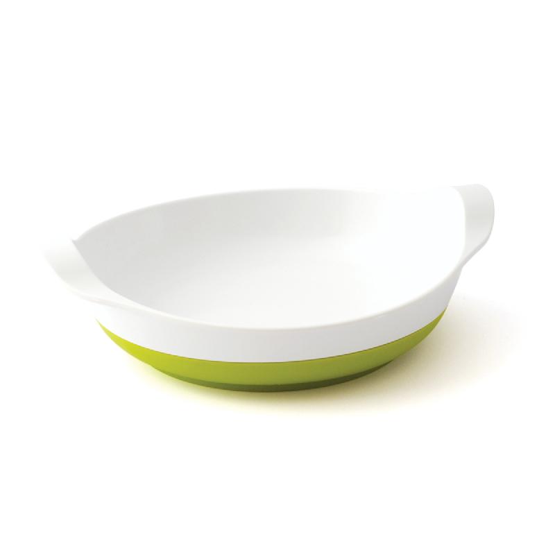 ASSIETTE CREUSE ROND VERT MÉLAMINE Ø 21,2 CM VAISSELLE ENFANCE PLASTOREX