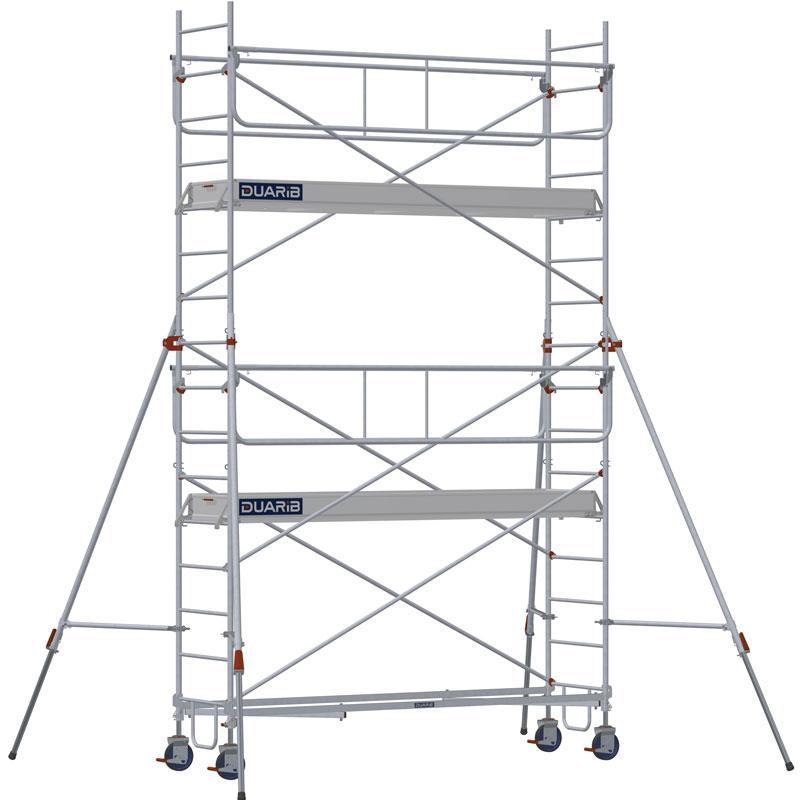 Échafaudage roulant acier ROLLSTAR 205 - Hauteur de travail : 7,00 m - DUARIB - 8320052_0