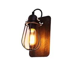Applique Métallique Vintage E27 60W Noir 15X22Cm Edm - 8425998321012_0