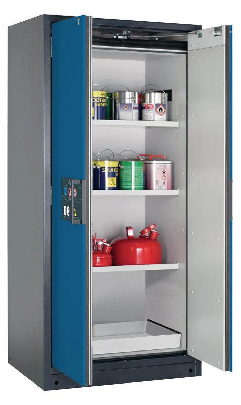 ARMOIRE SÉCURITÉ Q-PEGASUS-90 Q90.195.090.WDAC GRIS/BLEU - MANUTAN COLLECTIVITÉS