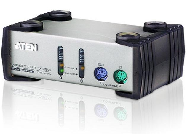 Commutateur KVM ATEN CS82A - 2 UC / 1 console Desktop - Clavier et souris PS/2_0