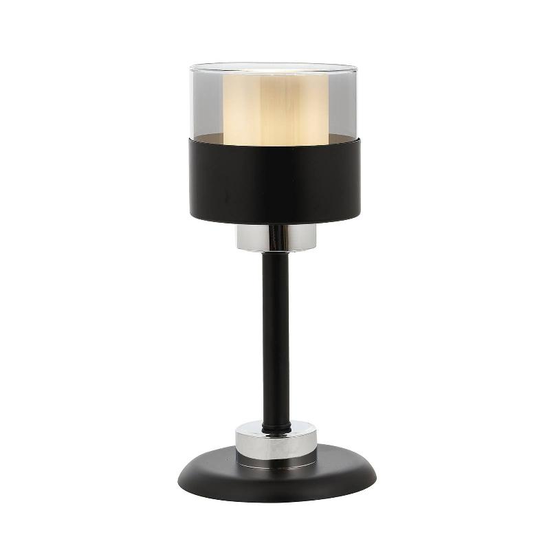 AVONNI LAMPE À POSER ML-4288-1BSY EN MÉTAL ET VERRE