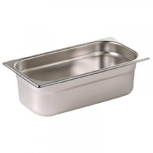 BAC GASTRONORM GN 1/4 HAUTEUR 100 MM EN INOX 18/0 VOGUE