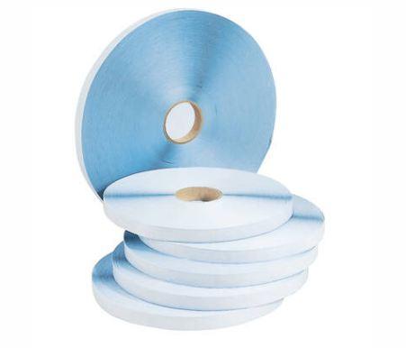 Bande double-face indécollable - largeur adhésive 12 mm - largeur de bande 16 mm - 250 m - référence 1095_0