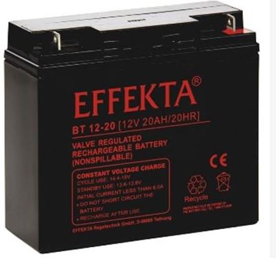 Batterie solaire AGM 28Ah 12V - EFFEKTA BTL 12-28 - Scellée, sans entretien, idéale pour bateaux_0