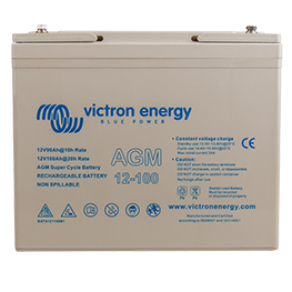 Batterie agm solaire à décharge lente victron energy super cycle vrla_0