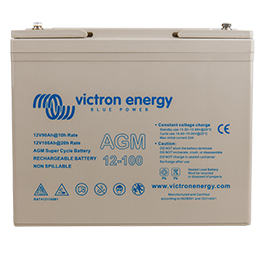 Batterie AGM solaire à décharge lente Victron Energy Super Cycle VRLA - 12V de 12,5Ah à 230Ah_0