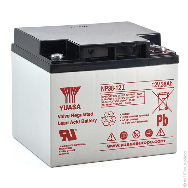 Batterie de démarrage - Plomb AGM Yuasa NP38-12I 12V 38Ah M5-F_0