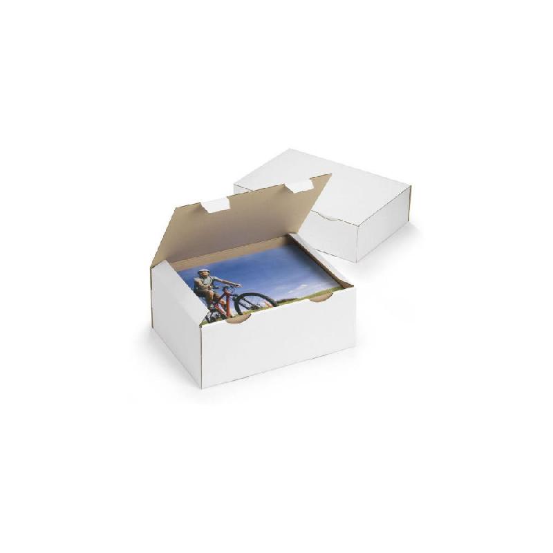 BOÎTE D'EXPEDITION BLANCHE RAJA EN CARTON SIMPLE CANNELURE - L.INT. 25 X L.15 X H.10 CM - LOT DE 50