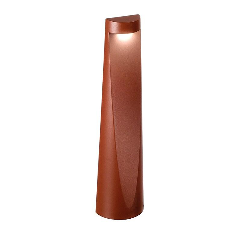 Borne EDDIE Borne LED 7W 50° IP65 3000K 777lm Structure en aluminium moulé sous pression peint en marron - Rossini Illuminazione - marron 8015421545_0