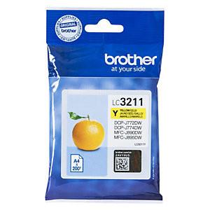 BROTHER LC3211 CARTOUCHE D'ENCRE ORIGINALE - JAUNE