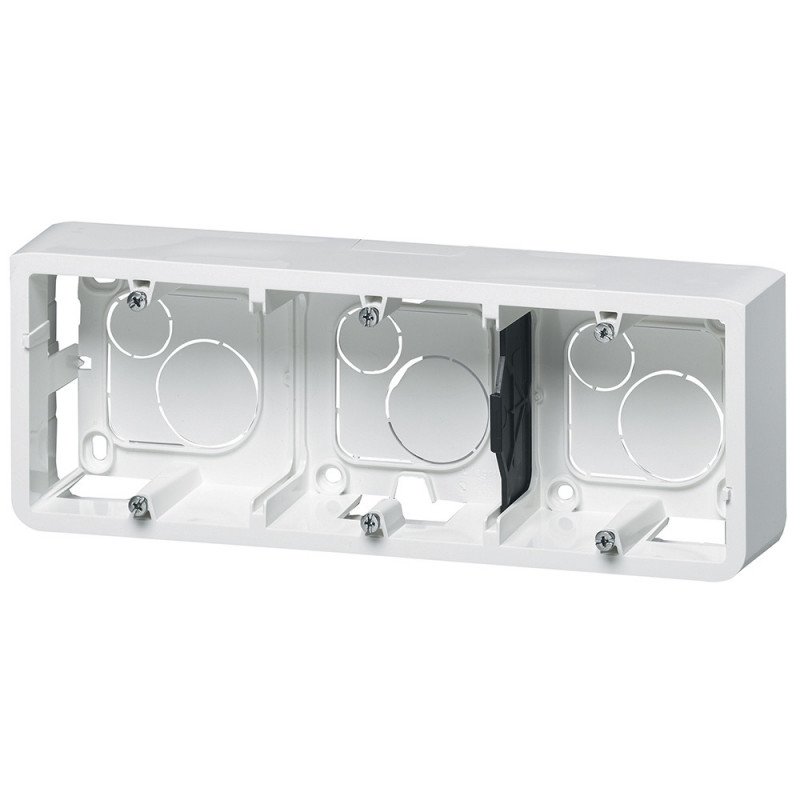 CADRE SAILLIE MOSAIC POUR 4, 5 OU 2 X 2 MODULES PROFONDEUR 40MM HORIZONTAL - LEGRAND - 080286