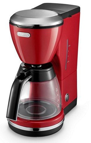 CAFETIÈRE FILTRE DELONGHI ICONA ICMO210 ROUGE Comparer les prix de CAFETIÈRE  FILTRE DELONGHI ICONA ICMO210 ROUGE sur Hellopro.fr