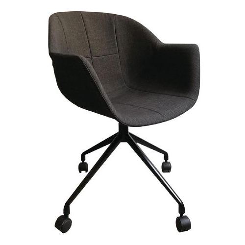 CHAISES GANT PIED NOIR ASSISE ANTHRACITE - MEET BY PAPERFLOW