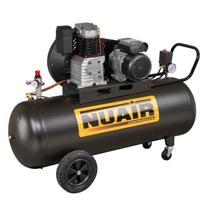 Compresseur d'air à piston NUAIR - cylindre en fonte - 200 litres - 3 CV - K-PRO intensive - 11576631_0