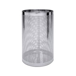 CORBEILLE À PAPIER/SEAU À PARAPLUIES PERFORÉ, DIAMÈTRE : 25 CM, HAUTEUR 50 CM