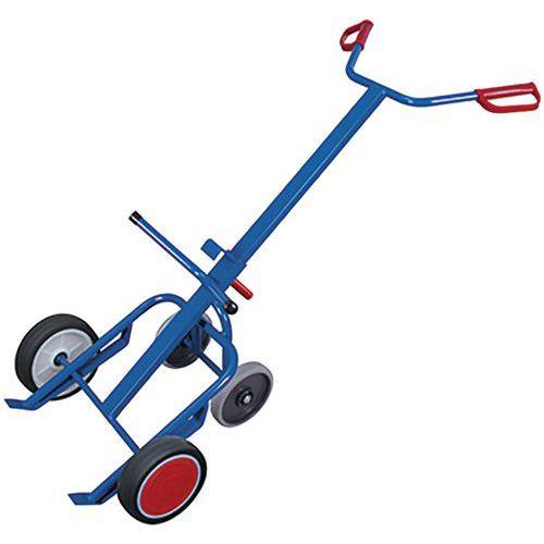 DIABLE PORTE-FÛTS AVEC 2 ROULETTES DE SUPPORT / ZU-3341 - VARIOFIT
