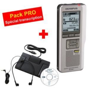 DICTAPHONE PACK OLYMPUS DS 2500 + KIT DE TRANSCRIPTION AS2400