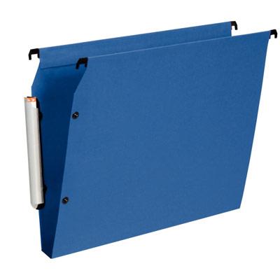 DOSSIERS SUSPENDUS ESSELTE PREMIUM OPAQUE - FOND 30 - POUR ARMOIRE - BLEU - PAQUET DE 10