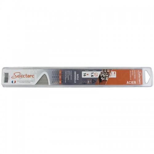 ÉLECTRODES RUTILES ACIER UNIVERSELLES - DIAMÈTRE 3,2 X 350 MM - PAR 8 SELECTARC
