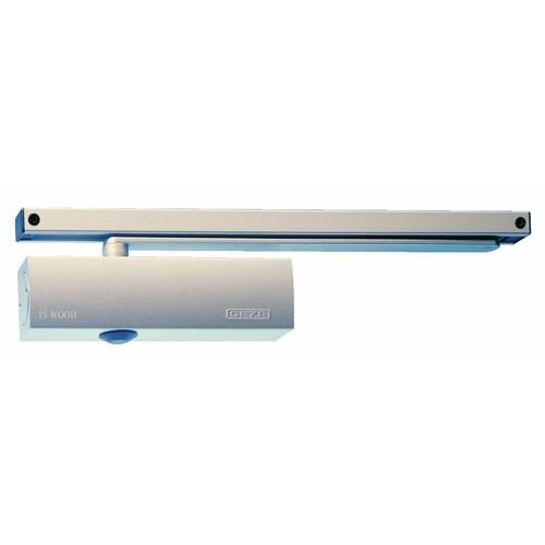 FERME-PORTE À BRAS GLISSIÈRE - FORCE 3 - ARGENT - PAR 10 - TS WOOD GEZE