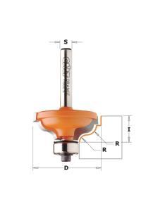 FRAISE CARBURE POUR MOULURE DECORATIVE + FEUILLURE, QUEUE DE 12MM - CMT 946.825.11