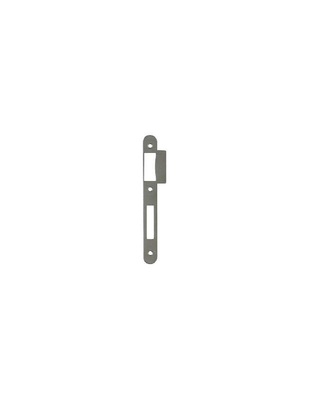 GÂCHE PLATE S D451/453/455 BOUT ROND DOUBLE EMPENNAGE FINITION INOX - VACHETTE - 19800000