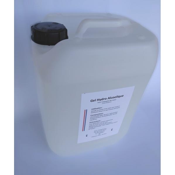 Gel hydroalcoolique - Bidon de 10L - 70% éthanol - Virucide et bactéricide - Marque Rolléco_0