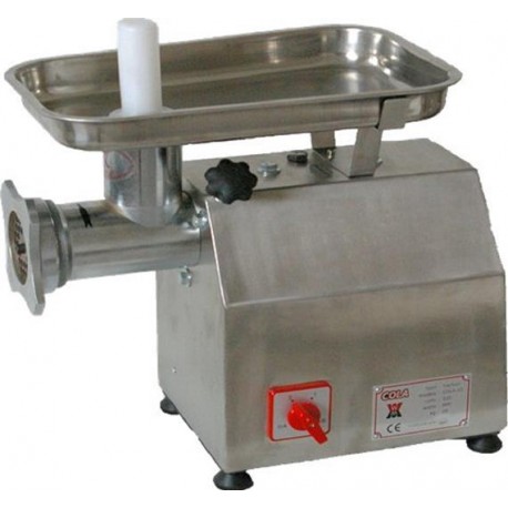 Hachoir à viande professionnel - modèle 22M - tout inox, 800W, débit 250 kg/h_0
