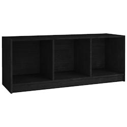 Helloshop26 - Meuble TV multimédia étagère télévision buffet téléviseur salle à manger salon chambre 104 x 33 x 41 cm bois de pin 02_0025654 -_0