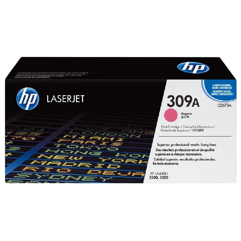 HEWLETT PACKARD TONER ORIGINAL 309A (Q2673A) - COULEUR: MAGENTA