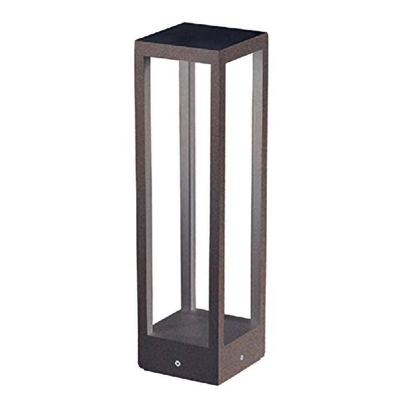 Home Pole - Poteau de jardin LED à fixer au sol - Veilleuse chaude 3000K 230V 15W 1590lm Zafferano - Corten - marron 8056300198543_0