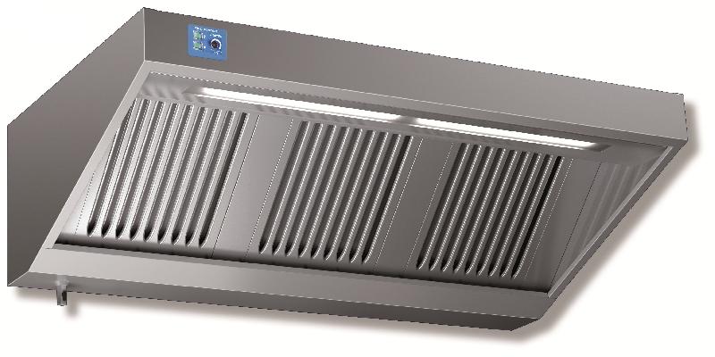 HOTTE MURALE ECO 120X110 AVEC MOTEUR ET RÉGULATEUR