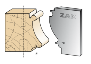 JEU DE 2 FERS ZAK531451 HAUTEUR 50MM