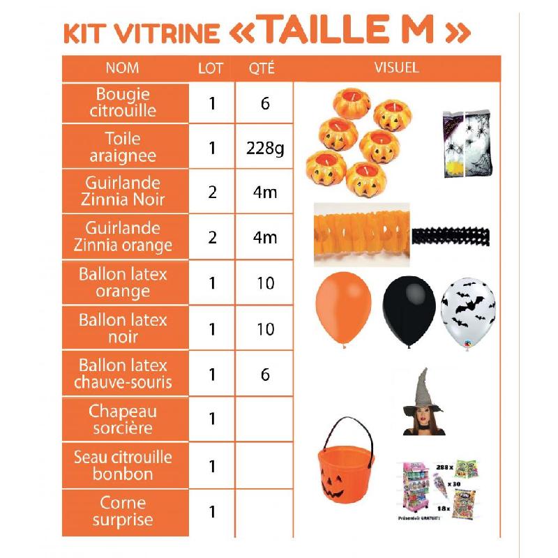 KIT VITRINE HALLOWEEN