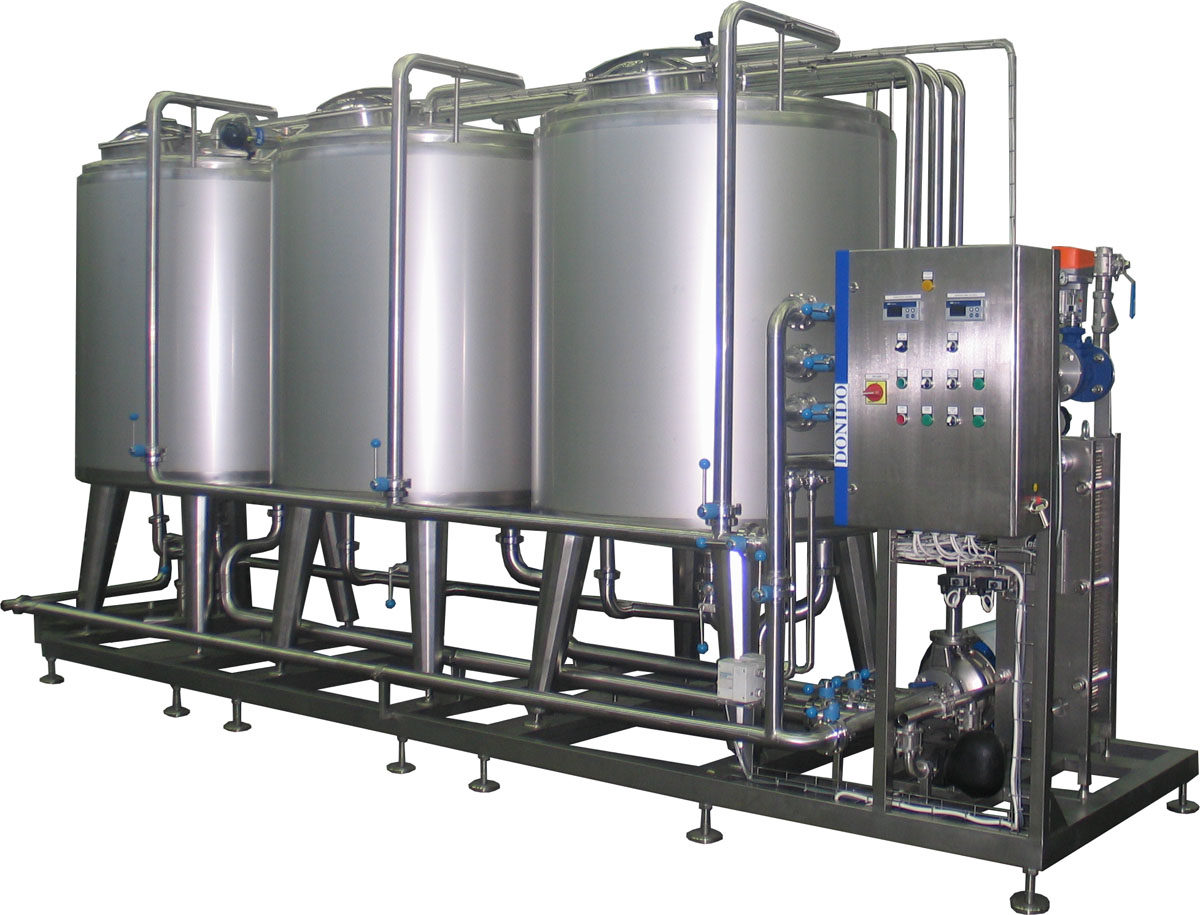 NEP - Station de nettoyage en place monobloc ou à partir de cuves - automatisme - sur mesure_0