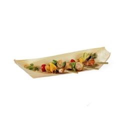 Packnwood FHC - 1000Pcs - Barquette bateau en bois naturel - 310x120x50 mm - Transparent - 210BBOIS31_0