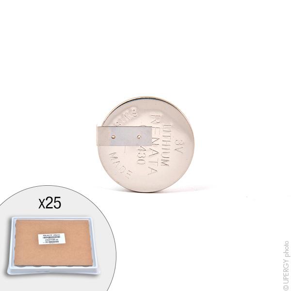 Pile bouton lithium CR2430FH-LF Renata 3V - 285mAh - Emballage sécurisé pour manipulation optimale_0