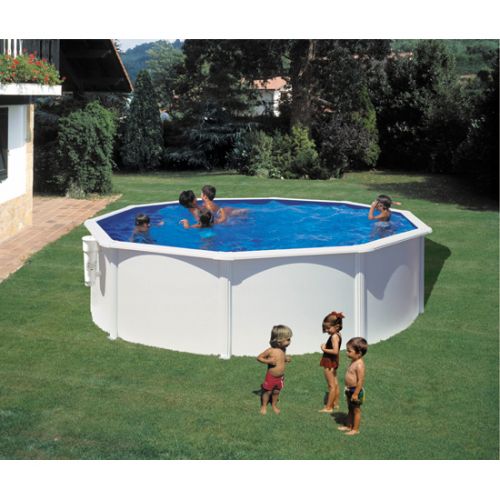 PISCINE HORS SOL DREAM POOL RONDE 1.20M PAROI ACIER 350XH120CM