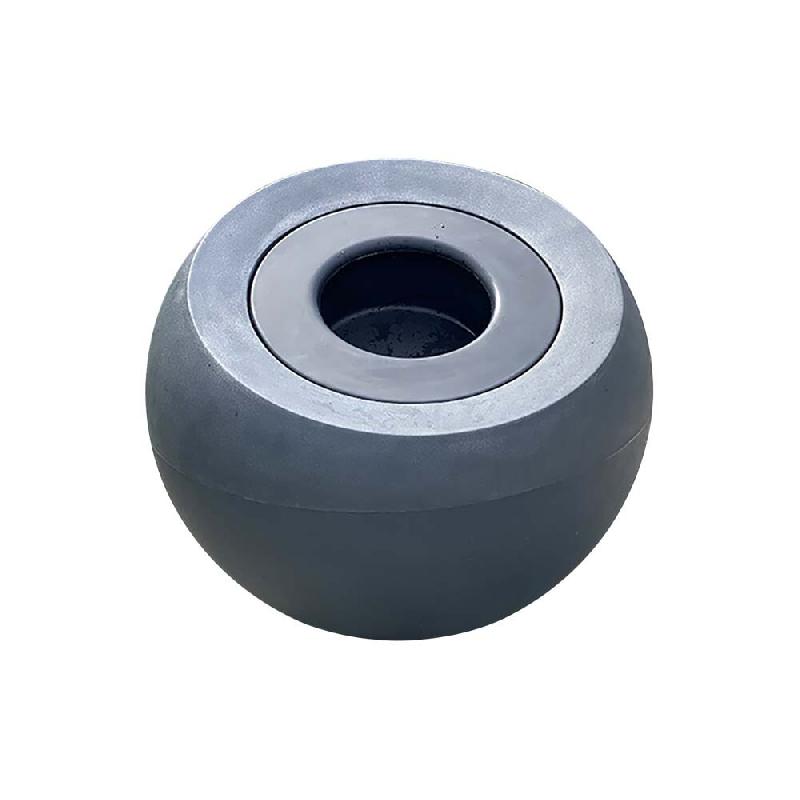 PLAST'UP ROTOMOULAGE Pot de fleurs sphérique xxl dolce vita 300l-lot de 2 - GRIS - gris 0750122558711_0