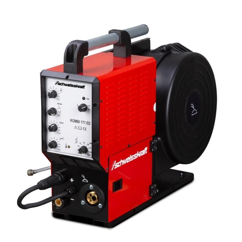 Poste à souder professionnel Schweisskraft Kombi 171 ED - multifonction MIG/MAG, TIG, électrode - 1087057_0