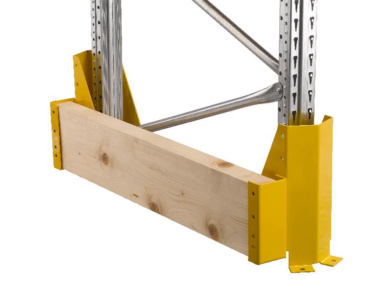 Protection bois échelle double de rack palettes l.2400 x h.400 mm_0