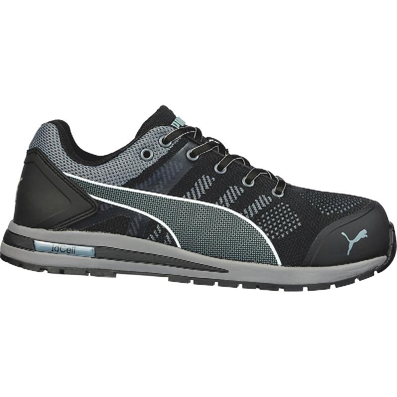 PUMA SAFETY Chaussures de sécurité basses Elevate Knit BLACK LOW S1P ESD HRO SRC -  noir/gris 41 - 41 gris multi-matériau 4051428068208_0