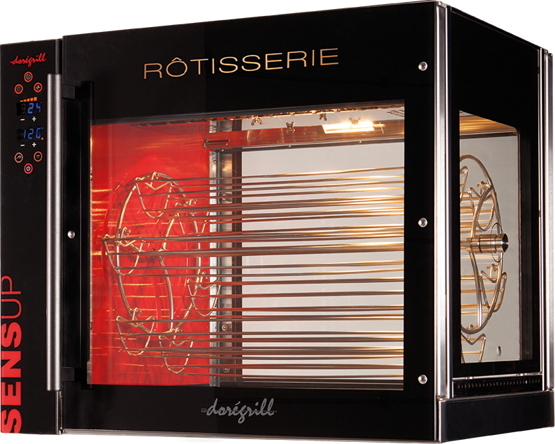 Rôtissoire électrique a balancelles auto-nettoyante façade tactile S9 Doregrill_0